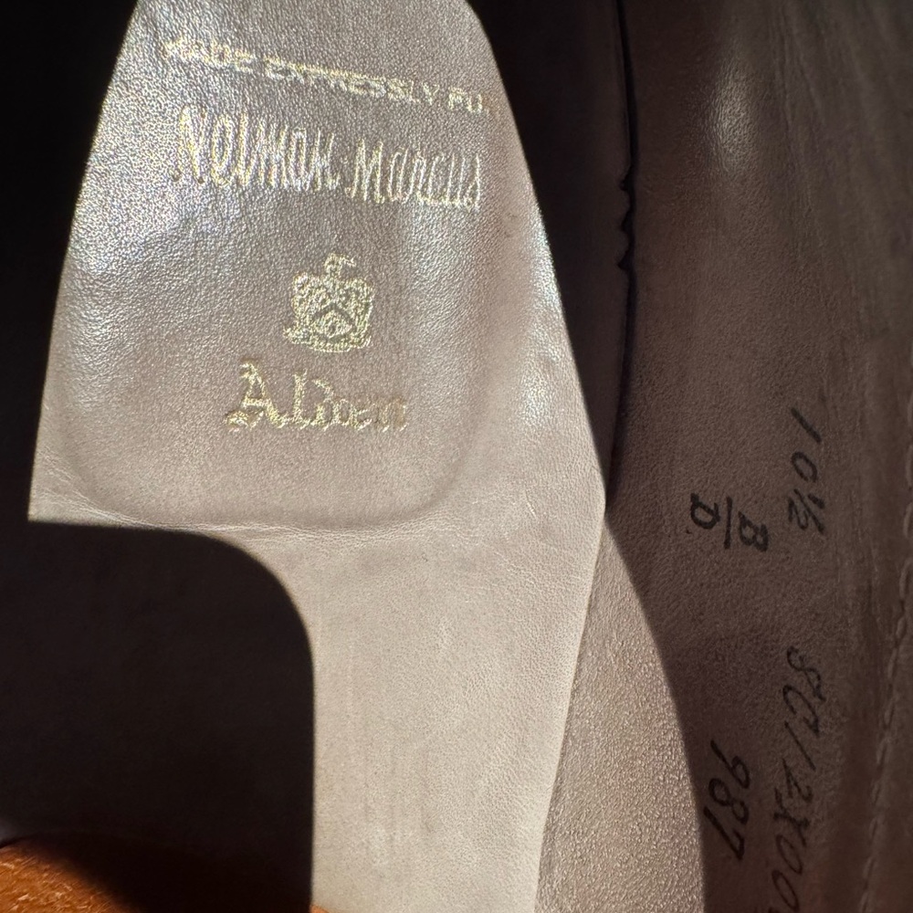 Alden Men's Black Leather Oxfords